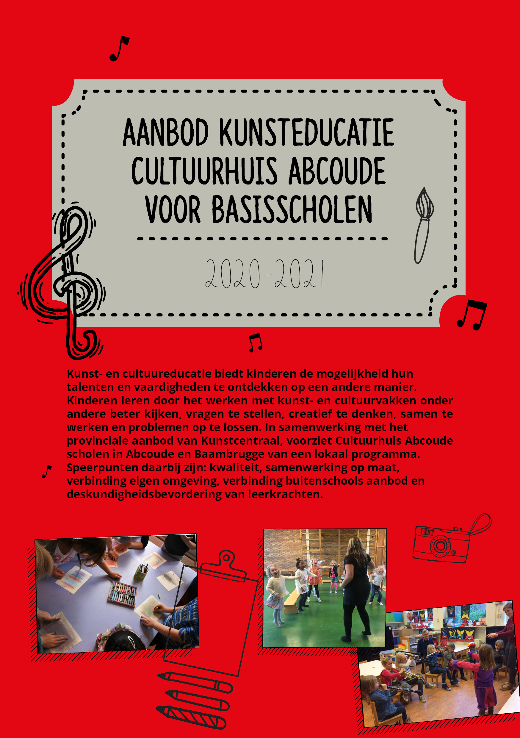Aanbod kunsteducatie 20202