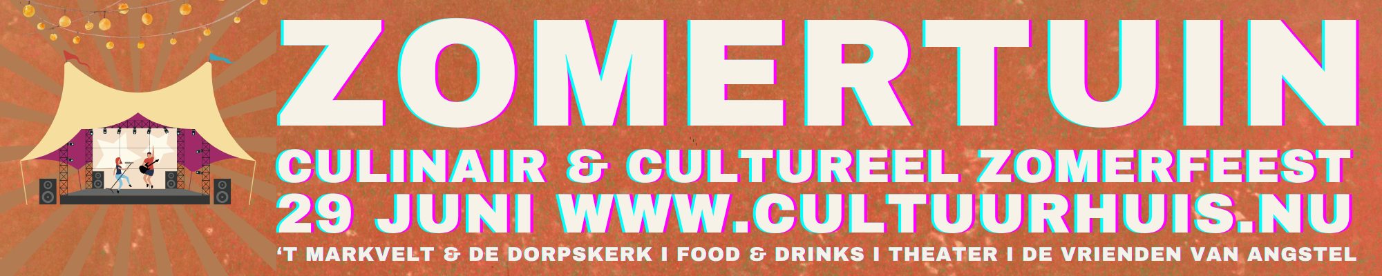 Zomertuin banner